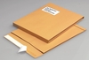 MAILmedia Faltentaschen Faltenvers.Tasche C4 m.F.braun DIN C4 braun