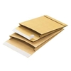 MAILmedia Faltentaschen Faltenvst, C4, braun, o.F,  140g DIN C4 braun