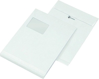 MAILmedia Faltentaschen Mailmedia Faltenta. C4 25St. DIN C4 weiß