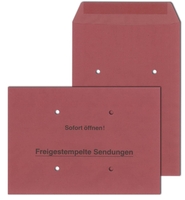 MAILmedia Freistempler-Umschläge Freistempler-Umschlag B4 250St DIN B4 rot
