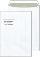 MAILmedia Versandtaschen Envirelope Versandta. C4 mF Hv DIN C4 recycling-hochweiß
