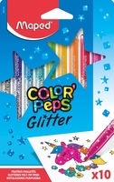 maped Filzstifte Maped Glitzer-Filzstif. fs10St 2.8 mm Mehrfarbig