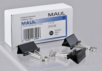 MAUL Foldbackklammern Multiclips 32mm schwarz 12st. 2133290 schwarz 3.2 cm