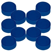 MAUL Magnete blau Ø 3, 4 x 1, 4 cm - 10 Stück