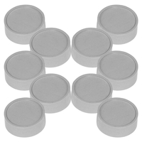 MAUL Magnete grau Ø 3, 4 x 1, 4 cm - 10 Stück