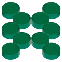 MAUL Magnete Rund-Magnet Ø3, 4cm grün 10St Grün