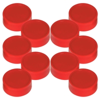 MAUL Magnete Rund-Magnet Ø3, 4cm rot 10St Rot