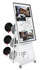 Meetingpoint Samsung Flip Pro WM65B 165cm 65 Zoll inkl. rotierbarer Rollwagen,  Tray CY-TF65BBC,  6x Interstuhl UPIS1