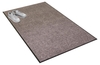 Mercury Fußmatte 90 cm x 150 cm rechteckig taupe