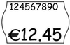 METO Preisauszeichner-Etiketten Etiket.wß Abl.26x16 18rollen 26, 0 x 16, 0 mm weiß