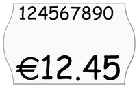METO Preisauszeichner-Etiketten Etiket.wß Perm.26x16 18rollen 26, 0 x 16, 0 mm weiß