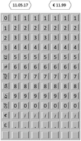 METO Preisauszeichner Meto Basic S 822 Preisausz. silber