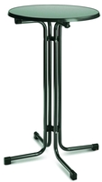 MFG Freizeitmöbel Stehtisch Stehtisch 70 cm anthrazit 70, 0 x 70, 0 x 110, 0 cm anthrazit