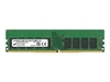 Micron DDR4 ECC UDIMM 16GB 2Rx8 2666 CL19 MTA18ASF2G72AZ-2G6E2