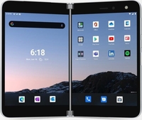 Microsoft Surface Duo Qualcomm Snapdragon 855 faltbares Smartphone 20, 57cm (8, 1 Zoll)