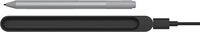 Microsoft Surface Pen Eingabestift Kabellos Platin + Microsoft Surface Slim Pen Ladegerät