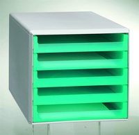 M&M Schubladenboxen Schubladenbox Aquamarin-Transl 30050914 DIN A4 28, 5 x 35, 7 x 26, 0 cm