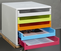 M&M Schubladenboxen Schubladenbox bright-colours 30050967 DIN A4 28, 5 x 35, 7 x 26, 0 cm
