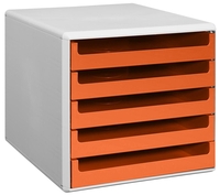 M&M Schubladenboxen Schubladenbox sunny-orange 30050959 DIN A4 28, 5 x 35, 7 x 26, 0 cm