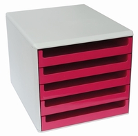 M&M Schubladenboxen Schubladenbox sunset-red 30050960 DIN A4 28, 5 x 35, 7 x 26, 0 cm