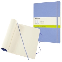 MOLESKINE Notizbuch Notizbuch A4 blanko blau SC ca. DIN A4 blanko hortensienblau