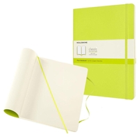 MOLESKINE Notizbuch Notizbuch A4 blanko grün SC ca. DIN A4 blanko hellgrün