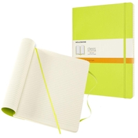 MOLESKINE Notizbuch Notizbuch A4 liniert grün SC ca. DIN A4 liniert hellgrün
