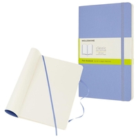 MOLESKINE Notizbuch Notizbuch A5 blanko blau SC ca. DIN A5 blanko hortensienblau