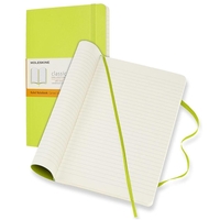 MOLESKINE Notizbuch Notizbuch A5 liniert grün SC ca. DIN A5 liniert hellgrün