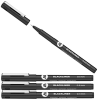 MOLOTOW Fineliner Blackliner 0.05 + 0.1 + 0.2 + 0.4 mm Schwarz