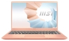 MSI Modern 14 B11M-089 Beige Mousse Intel Core i7-1165G7 Notebook 35, 7cm (14") 8GB RAM,  512GB SSD,  Intel Iris X Grafik