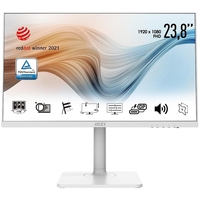 MSI Modern MD241PWDE Monitor 60cm (23, 8") weiß