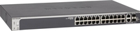 Netgear S3300-28X-PoE+ (GS728TXP) 24-Port Gigabit PoE+ Stapelbarer Smart Managed Pro Switch mit 4 10G Ports