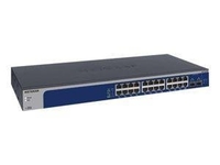 Netgear XS724EM 24-Port Gigabit Smart Managed Plus Switch mit 24 Ports für 10-Gigabit/Multi-Gigabit und 2 Ports SFP+