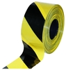 neutral Absperrband 80 mm x 500 m gelb,  schwarz