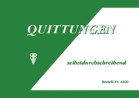 neutral Kassenformulare Quittung,  MwSt. separat ausgewiesen 4100 DIN A6 quer 2x 40 Seiten