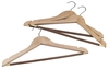neutral Kleiderbügel Kleiderbügel aus Holz,  3er Braun