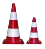 neutral Pylon Leitkegel 50, 0 cm rot/weiß 50 cm Rot