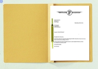 neutral Schnellhefter Schnellhefter,  chamois DIN A4 Recycling-Karton chamois