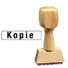 neutral Textstempel Textstempel "kopie" natur