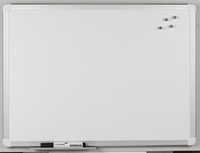 neutral Whiteboards Magnettafel Alu-Rahmen 45/60cm 60, 0 x 45, 0 cm lackierter Stahl weiß