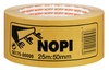 NOPI doppelseitiges Klebeband 50 mm x 25 m braun