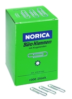 NORICA Büroklammern Metall silber