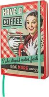Nostalgic Art Notizbuch Notizbuch Retro Coffee A5 dot. DIN A5 punktraster mehrfarbig