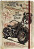 Nostalgic Art Notizbuch Notizbuch Retro Rout66 A5 dot. DIN A5 punktraster mehrfarbig