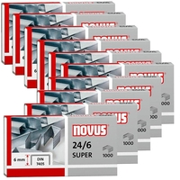 novus 24/6 SUPER Heftklammern - 10.000 Stück