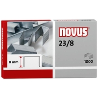 novus Heftklammern 23/8 - 1.000 Stück