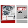 novus Heftklammern 26/6 - 6 mm - Packung mit 1.000 Stück