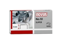 novus Heftklammern No. 10 SUPER 5 mm - 1.000 Stück