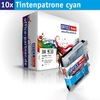 OFFICE-Partner Premium Tinte alternativ zu Brother LC1100 C - 10er Set (cyan)